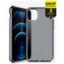 ITSkins SpectrumClear Coque iPhone 12 Coque arrière en TPU Souple Anti-Chocs - Smoke