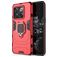 Mobigear Armor Ring Coque OnePlus 10T Coque arrière Rigide Anti-Chocs avec Anneau-Support - Rouge