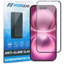 Mobigear Premium iPhone 16 Plus Verre trempé Protection d'écran Anti-Glare - Compatible Coque - Noir