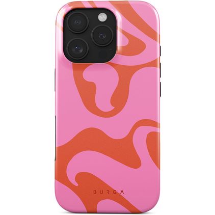 Burga Tough Coque iPhone 16 Pro Coque arrière Rigide Anti-Chocs - Ride The Wave