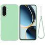 Mobigear Rubber Touch Coque Samsung Galaxy A37 Coque arrière en Silicone - Vert