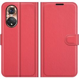 Mobigear Classic Housse HONOR 50 Etui Porte-Monnaie - Rouge