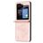 Mobigear Butterfly Coque Samsung Galaxy Z Flip 7 FE Coque arrière - Rose doré