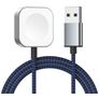 Mobigear USB-A Magnetic - Chargeur Apple Watch 1 mètre 3W 0.6A - Bleu