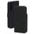 Mobiparts Housse Samsung Galaxy A55 Etui en Cuir Véritable Porte-Monnaie - Noir