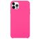 Mobigear Rubber Touch Coque iPhone 15 Pro Max Coque arrière en Silicone - Magenta