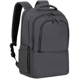 Rivacase Tegel Coated Sac à dos Ordinateur portable Sacoche ordinateur - Noir