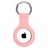 Xccess Keychain Coque Apple AirTag Porte-clés en Silicone Souple - Rose