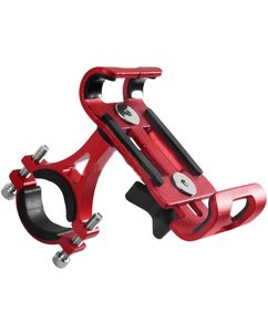 Mobigear Alloy Fixing Support Vélo / Moto Guidon Pince Universel - Rouge