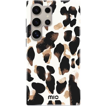 MIO Samsung Galaxy S24 Ultra MagSafe Plastique rigide Coque arrière - Leopard