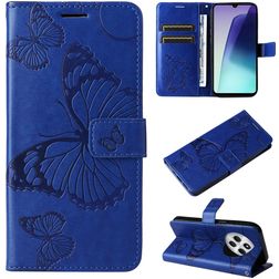 Mobigear Butterfly Housse Xiaomi Redmi 14C Etui Porte-Monnaie - Bleu
