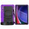 Mobigear SureGrip Xtreme Coque Samsung Galaxy Tab S9 Ultra Coque arrière en Plastique rigide,Silicone + Bandoulière + Support Amovible - Violet