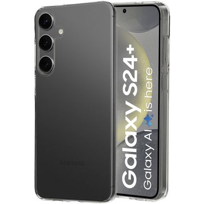 Mobiparts Classic Coque Transparente Samsung Galaxy S24 Plus Coque arrière en TPU Souple - Transparent