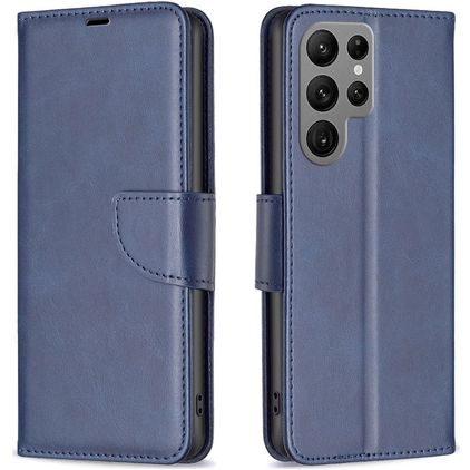 Mobigear Excellent Housse Samsung Galaxy S25 Ultra Etui Porte-Monnaie - Bleu