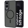 Mobiparts Hardcover Coque Samsung Galaxy S25 Edge MagSafe Coque arrière Rigide - Noir