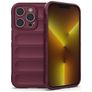 Mobigear Bumpy Coque iPhone 14 Pro Coque arrière en TPU Souple - Bordeaux