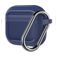 Mobigear Carbon Coque Apple AirPods 3 Coque en Silicone Souple - Bleu