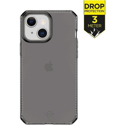 ITSkins SpectrumClear Coque iPhone 13 Coque arrière en TPU Souple Anti-Chocs - Smoke