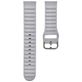 Mobigear Bumpy Bracelet Silicone Smartwatch Fermeture boucle ardillon - Connexion universelle de 20 mm - Gris