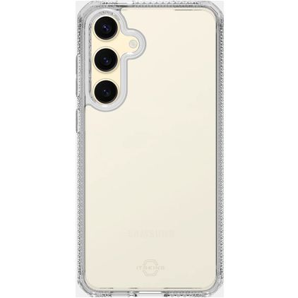 ITSKINS Level 2 SpectrumClear R Transparent Samsung Galaxy S24 FE TPU souple Coque arrière Antichoc - Transparent