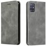 Mobigear Retro Slim Housse Samsung Galaxy A71 Etui Porte-Monnaie - Noir