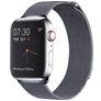 Mobigear Loop Bracelet Milanais pour Apple Watch Fermeture magnétique - 49/46/45/44 mm - Gris