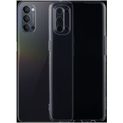 Mobigear Ultra Thin Coque Transparente OPPO Reno 4 Coque arrière en TPU Souple Extra-fin - Transparent