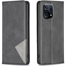 Mobigear Rhombus Slim Housse OPPO Find X5 Etui - Noir