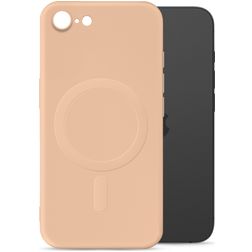 My Style Protective Flex Coque iPhone SE (2022) MagSafe Coque arrière en TPU Souple - Soft Pink