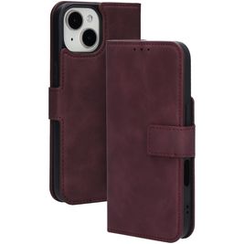 Mobiparts Classic Wallet Housse iPhone 14 Etui Porte-Monnaie - Velvet Red
