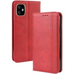 Mobigear Sensation Housse iPhone 11 Etui Porte-Monnaie - Rouge