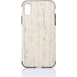 Mobigear Nature Coque iPhone XS Max Coque arrière en TPU Souple - Nordic Walnut