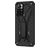 Mobigear Armor Stand Coque POCO M4 Pro 5G Coque arrière Rigide Anti-Chocs avec Support Amovible - Noir