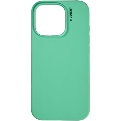 Nudient Base Coque iPhone 16 Pro Max Coque arrière en Silicone - Mint Green