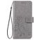 Mobigear Clover Housse Samsung Galaxy S20 Etui Porte-Monnaie - Gris