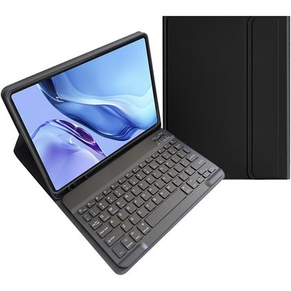 Mobigear Keys Coque iPad Air 3 (2019) Etui Clavier Bluetooth AZERTY + Porte-crayon - Noir