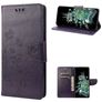 Mobigear Butterfly Housse OnePlus 10T Etui Porte-Monnaie - Violet