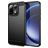Mobigear Brushed Slim Coque OnePlus 15 Coque arrière en TPU Souple - Noir