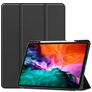 Mobigear Tri-Fold Gel Coque iPad Pro 12.9 Pouces (2022) Etui en TPU,Similicuir + Porte-crayon - Noir