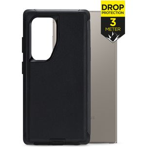 Mobilize Defender Coque Samsung Galaxy S24 Ultra Coque arrière Rigide Anti-Chocs - Noir