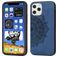 Mobigear Mandala Coque iPhone 12 Pro Max Coque arrière Rigide - Bleu