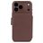 Decoded Detachable Wallet Housse iPhone 17 Pro MagSafe Etui avec Coque Détachable en Cuir Véritable Porte-Monnaie - Chocolate Brown