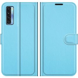 Mobigear Classic Housse TCL 20 5G Etui Porte-Monnaie - Bleu