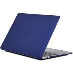 Mobigear Matte MacBook Pro 13 Pouces (2016-2023) Coque - Bleu Marin - Model A1706 / A1708 / A1989 / A2159 / A2289 / A2251 / A2338