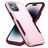 Mobigear Heavy Armor Coque iPhone 14 Pro Coque arrière Rigide Anti-Chocs - Rose / Violet