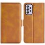 Mobigear Slim Magnet Housse Samsung Galaxy A73 Etui Porte-Monnaie - Cognac
