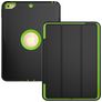 Mobigear Tri-Fold Folio Coque iPad 5 (2017) Etui en Plastique rigide,TPU - Noir / Vert
