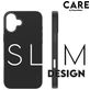 CARE by PanzerGlass Fashionable Coque iPhone 16 Plus MagSafe Coque arrière en Silicone - Noir