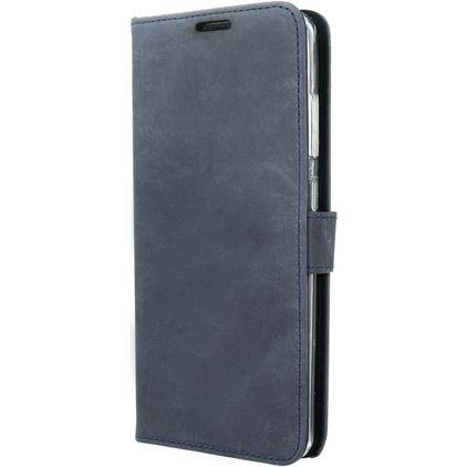 Valenta Classic Housse Samsung Galaxy S20 Ultra Etui en Cuir Véritable Porte-Monnaie - Vintage Blue