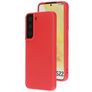 Mobiparts Coque Samsung Galaxy S22 Coque arrière en Silicone - Scarlet Red